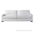 Modernes weißes Stoff-Sofa stellt Wohnzimmer-Möbel-Sofa ein